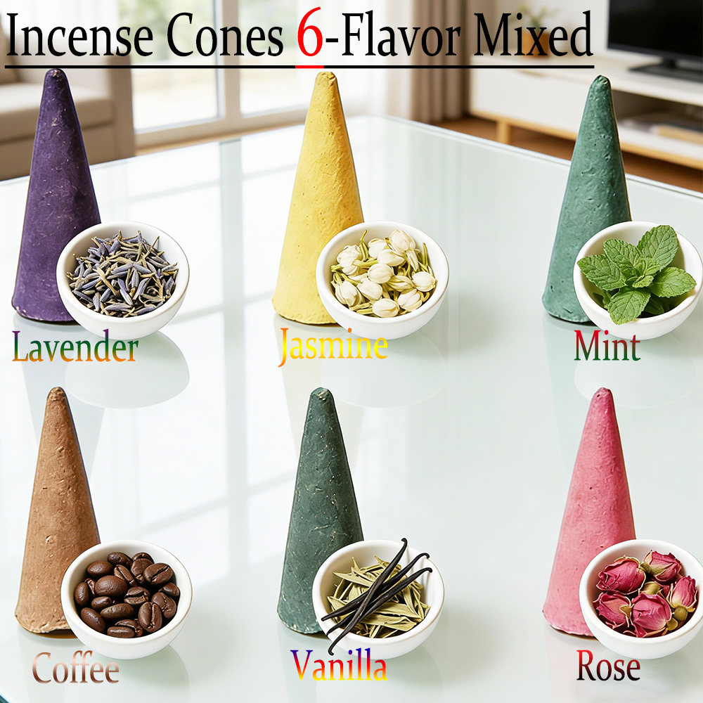 Home Fragrance Vanilla Cashmere - Dupa Alami Berkualitas Tinggi, 2. Kerucut