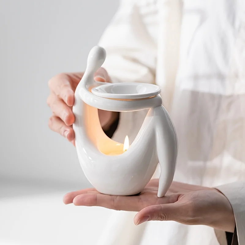 Home Fragrance Wax Melts - Pembakar Dupa Keramik Bentuk Tubuh Manusia,