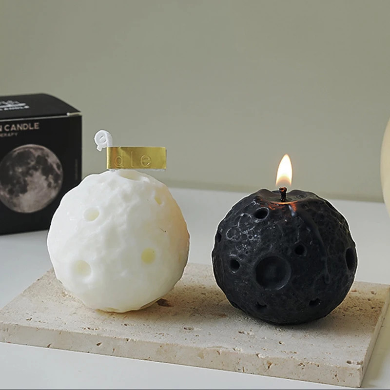 Home Fragrance Wholesale - Lilin Aroma Bulan Bulat Buatan Tangan,