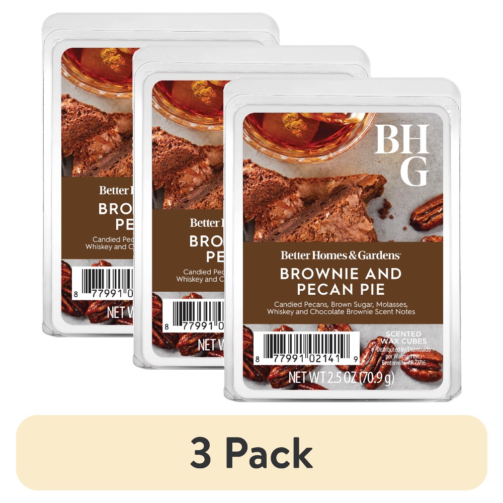 Home Fragrance Wax Melts - 3 Paket Lilin Aroma Brownie Pecan