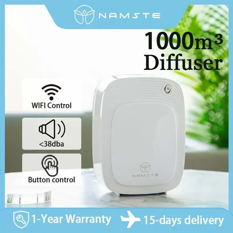 Home Fragrance Oils For Diffusers - Namaste Mesin Diffuser Aroma 1000m³ Kapasitas