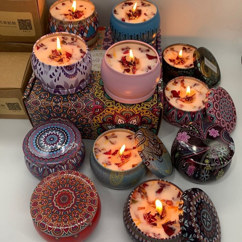 Home Fragrance Wax Melts - 1/4PCS Lilin Aromaterapi Vintage Lilin Kedelai