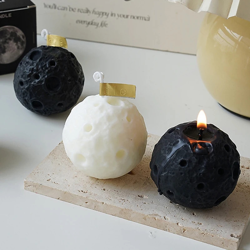 Lilin Aroma Bulan Bulat Buatan - Home Fragrance Wholesale ulasan dan harga