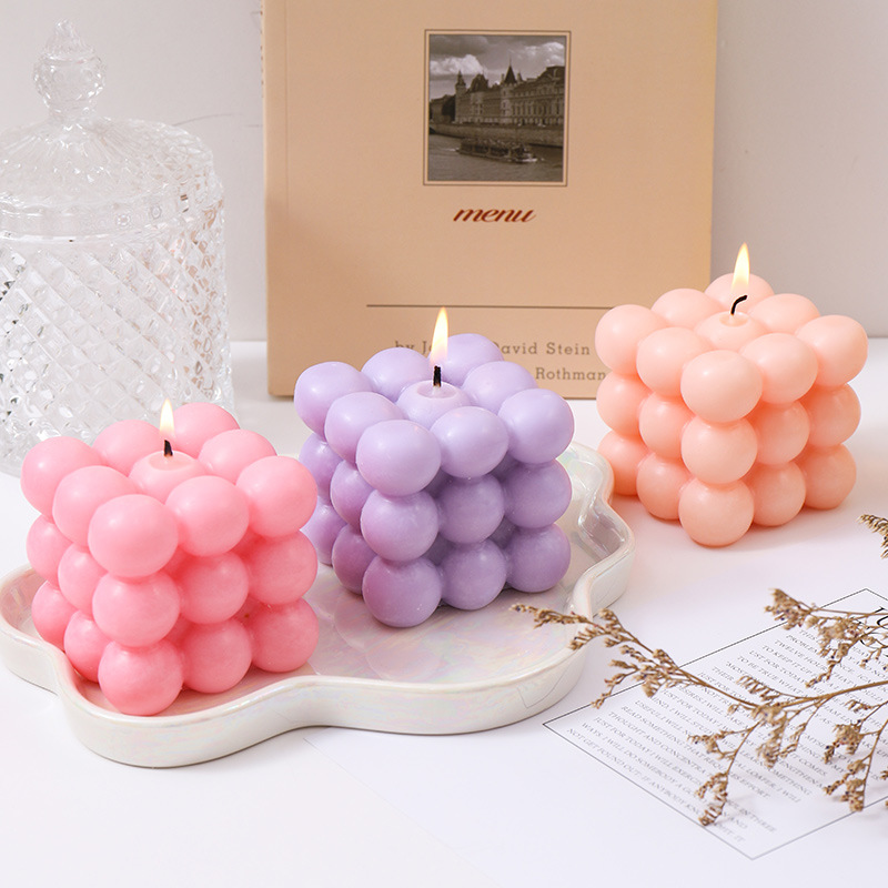 Lilin Aromaterapi Bentuk Kubus - Home Fragrance Wholesale ulasan dan harga