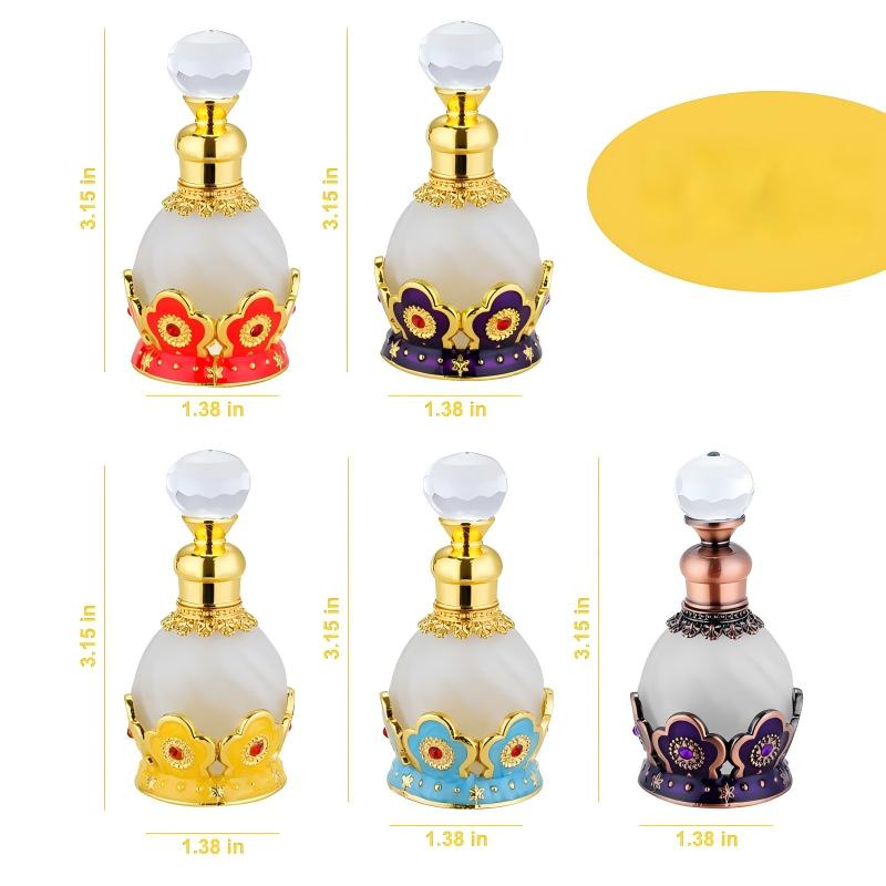 Botol Parfum Kaca Logam Retro  - Home Fragrance Dubai ulasan dan harga