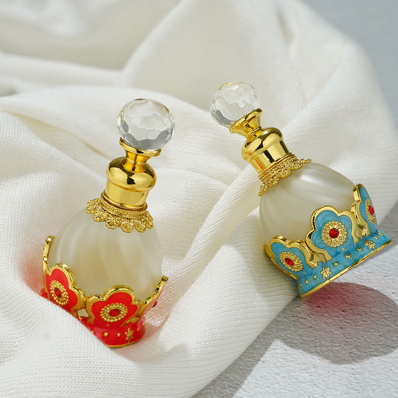 Botol Parfum Kaca Logam Retro  - Home Fragrance Dubai ulasan dan harga