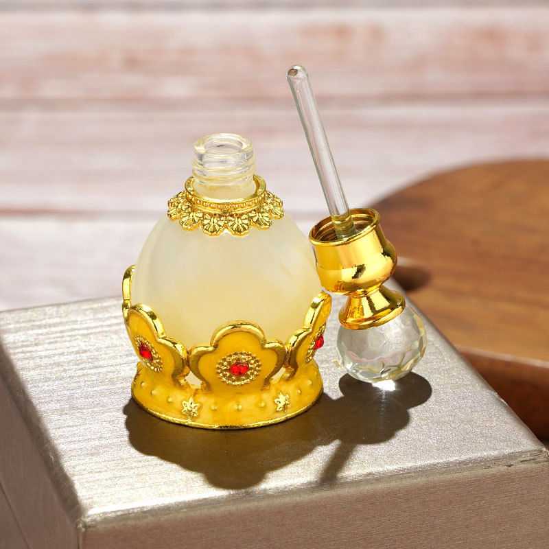 Botol Parfum Kaca Logam Retro  - Home Fragrance Dubai ulasan dan harga