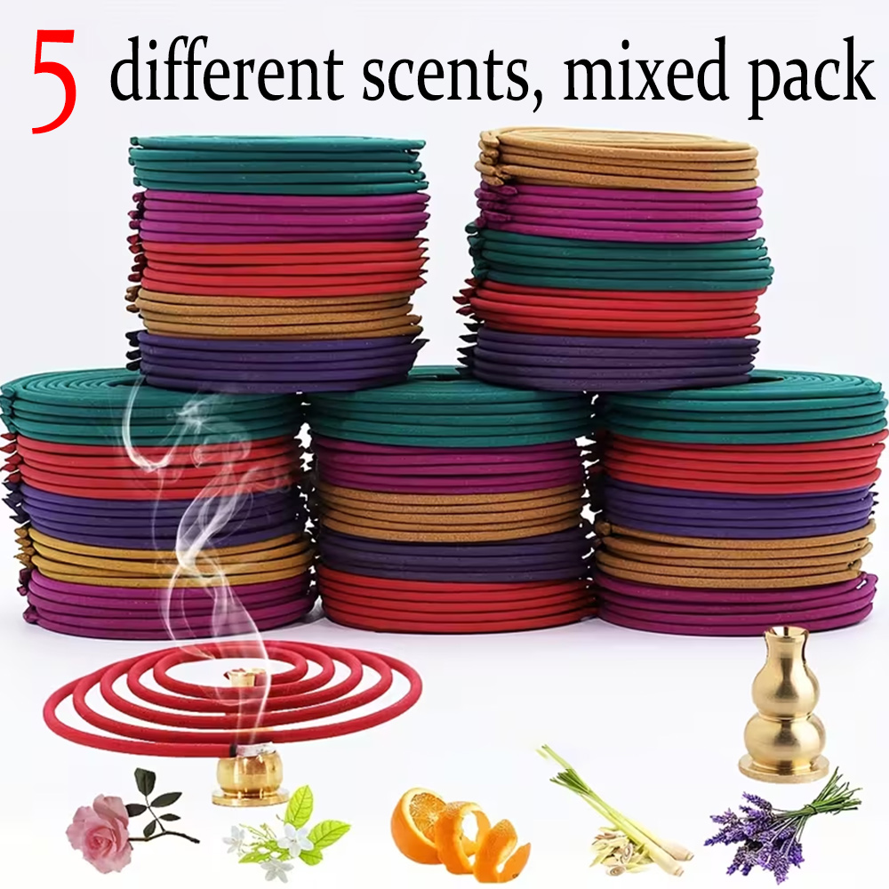 Set Campuran Dupa Spiral Klasi - Home Fragrance Rose ulasan dan harga