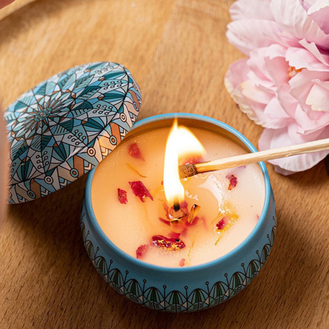 Lilin berbentuk mawar, suasana - Home Fragrance Rose ulasan dan harga